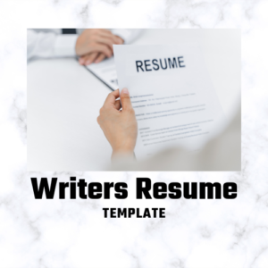 writers resume